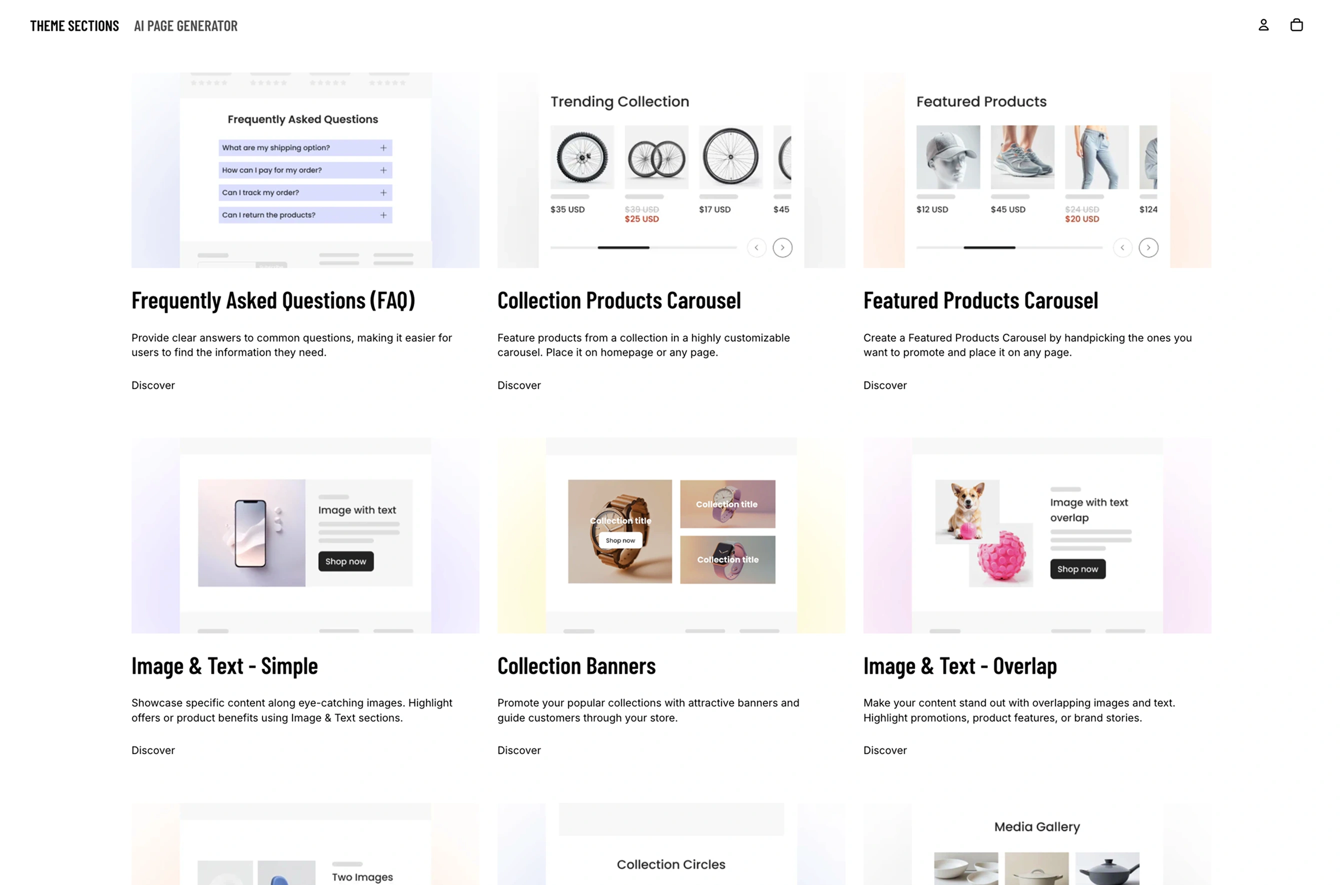 Upsell Engine demo store, product page screenshot